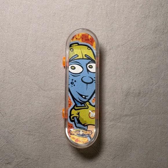 McDonald's Other - Vintage McDonalds Happy Meal Finger Board Pro Gear Blue Character Toy Orange